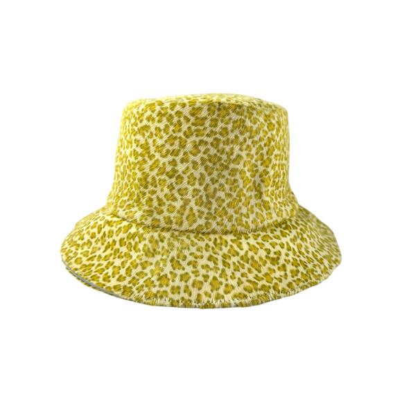 Bottega Veneta Leopard Print Calf Hair Bucket Hat main image 8